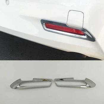 

For Toyota Alphard Vellfire 2016 2017 2018 ABS Chrome Exterior Rear Tail Light Fog Lamp Decorative Trims Protector 2pcs/set