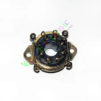 

Wholesale and retail 4pc 8pin GOLD Bakelite vacuum tube socket octal Chassis EL34 KT88 6550 6SN7 free shipping