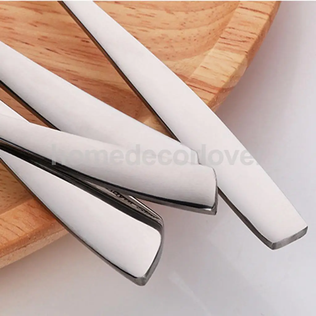 Stainless Steel Dinner Spoons Round Spoon Use for Home Kitchen Restaurant Cafe Tea Ice Cream Soup Spoon 11/ 12/ 15/ 18cm Select