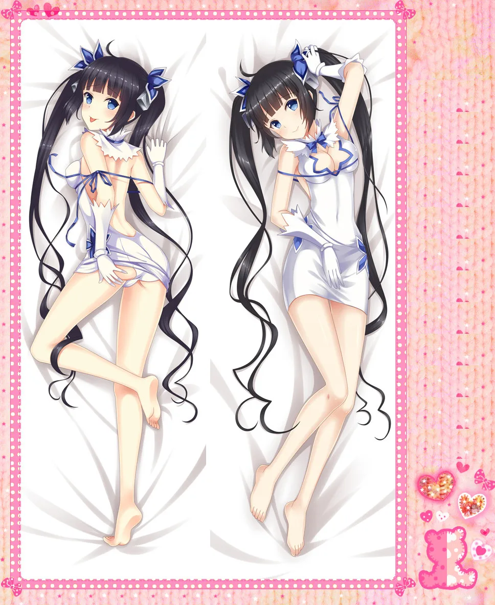 Аниме мультфильм Dungeon ni Deai o Motomeru no wa Machigatte Iru Darouka Bolster Hugging наволочка No.56030 | Дом и