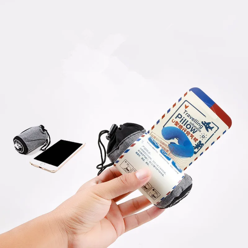 Hewolf Outdoor Portable Camping Inflatable Pillow U-shaped Folding Quick Air Inflate Headrest Airplane Travel Waist Neck Pillow Hewolf Outdoor Portable Camping Inflatable Pillow U-shaped Folding Quick Air Inflate Headrest Airplane Travel Waist Neck Pillow