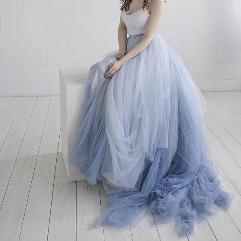 Женская юбка из фатина 2 цвета на молнии|tulle skirts women|ball gown tulle skirttulle skirt |