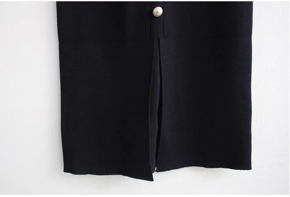 Genayooa Женский комплект из двух предметов модная одежда для женщин трикотажный комплект из двух предметов кардиган женский облегающий сплит-юбка