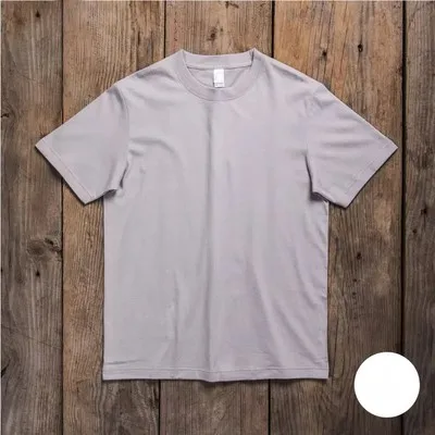 Хлопок, повседневные футболки унисекс с коротким рукавом, однотонные мягкие свободные базовые футболки для мужчин с квадратным воротником, летние женские домашние футболки - Color: light gray