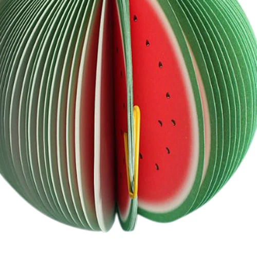 Sosw-Закладки фруктов Примечание Закладки Стикеры арбуза Блокнот