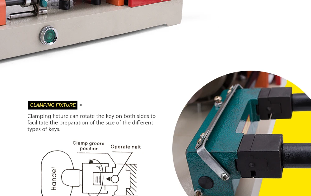 RH-2 100 Вт машина для резки ключей 220 В/50 Гц машина для дублирования ключей для изготовления ключи Слесарные Инструменты