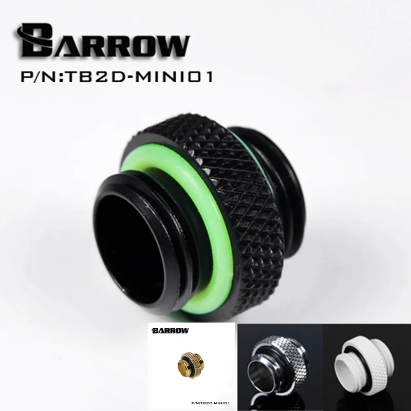 Barrow TB2D MINI01 G1/4 дюйма двойной Внешний зубчатый фитинг для системы водяного