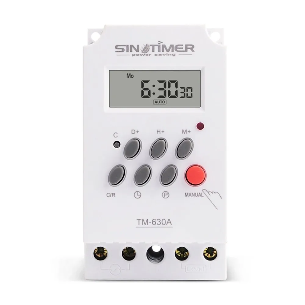 SINOTIMER 12V 30A Weekly 7 дней программируемый цифровой реле времени таймер управление для