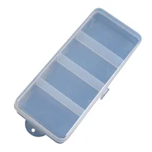 Пластиковый контейнер для рыболовных приманок ящик для рыболовных крючков ложка рыбный ящик для принадлежностей крючок Приманка снасти коробка# E4