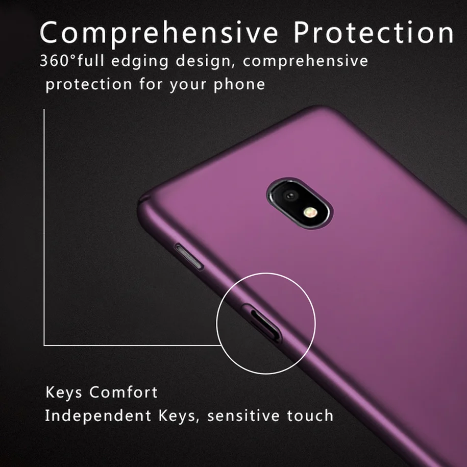 Чехол для Samsung Galaxy J7 2017 J730F Pro жесткая полная крышка задняя телефона чехлы J730