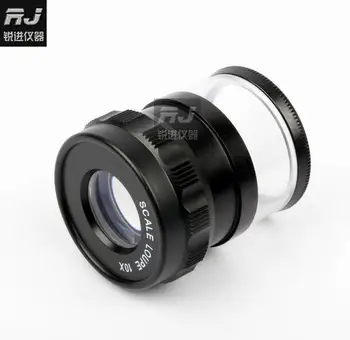 

(scale magnifier) 10 times the cylinder measuring identification test of textile printing money Wenwan jewelry microscope