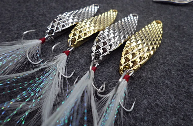 5g 7.5g 10g 15g 20g Sea All For Fishing Spinner Lure Metal Spoon Squid Jig Silicone Bait Wobbler Lure For Fishing Jigging Lure