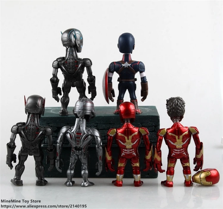 ZXZ Marvel Мстители 2 Железный человек ультран 14 см 6 видов стилей фигурка коллекция