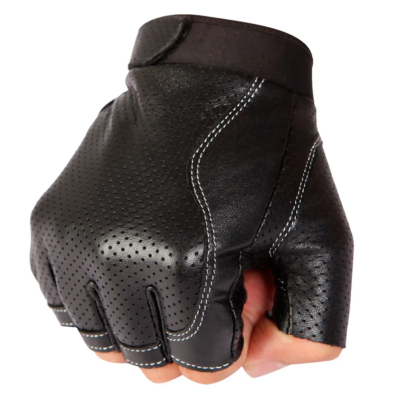 

Summer Outdoor Sports Cycling Gloves Elastic fur Half-fingered Bicycle Gloves shockproof breathable Wear-resisting Non-slip