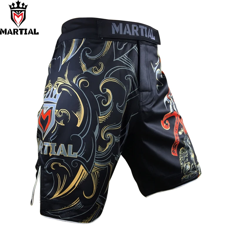 Goede Martial Boogschutter constellation mma mannen boksen shorts sublimatie muay thai boksen snel droog strijd KORTE