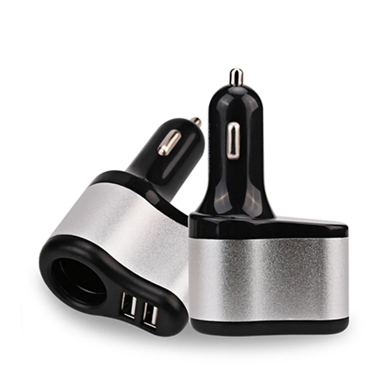 12V 24V Car Charger Socket Auto Car Cigarette Lighter Dual Port USB
