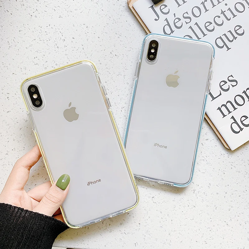

Transparent Shockproof Case for iphone 11 11Pro Max X XR XS Max soft silicone case for iphone 6 6s 7 8 plus Protective shell