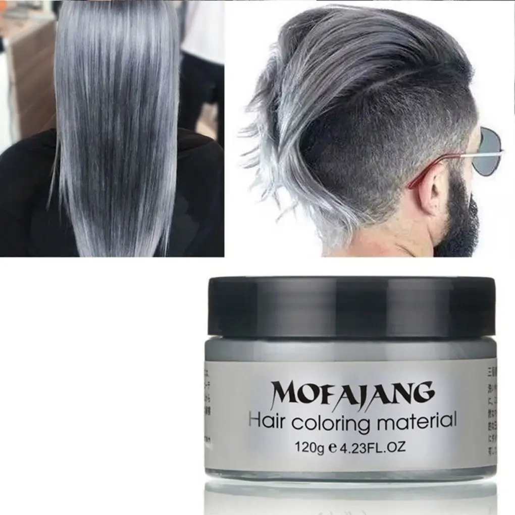 

New 7 Colors Temporary Hair Dye Cream DIY Hair Color Wax Mud One-time Molding Modeling Paste Hair Coloring Cream