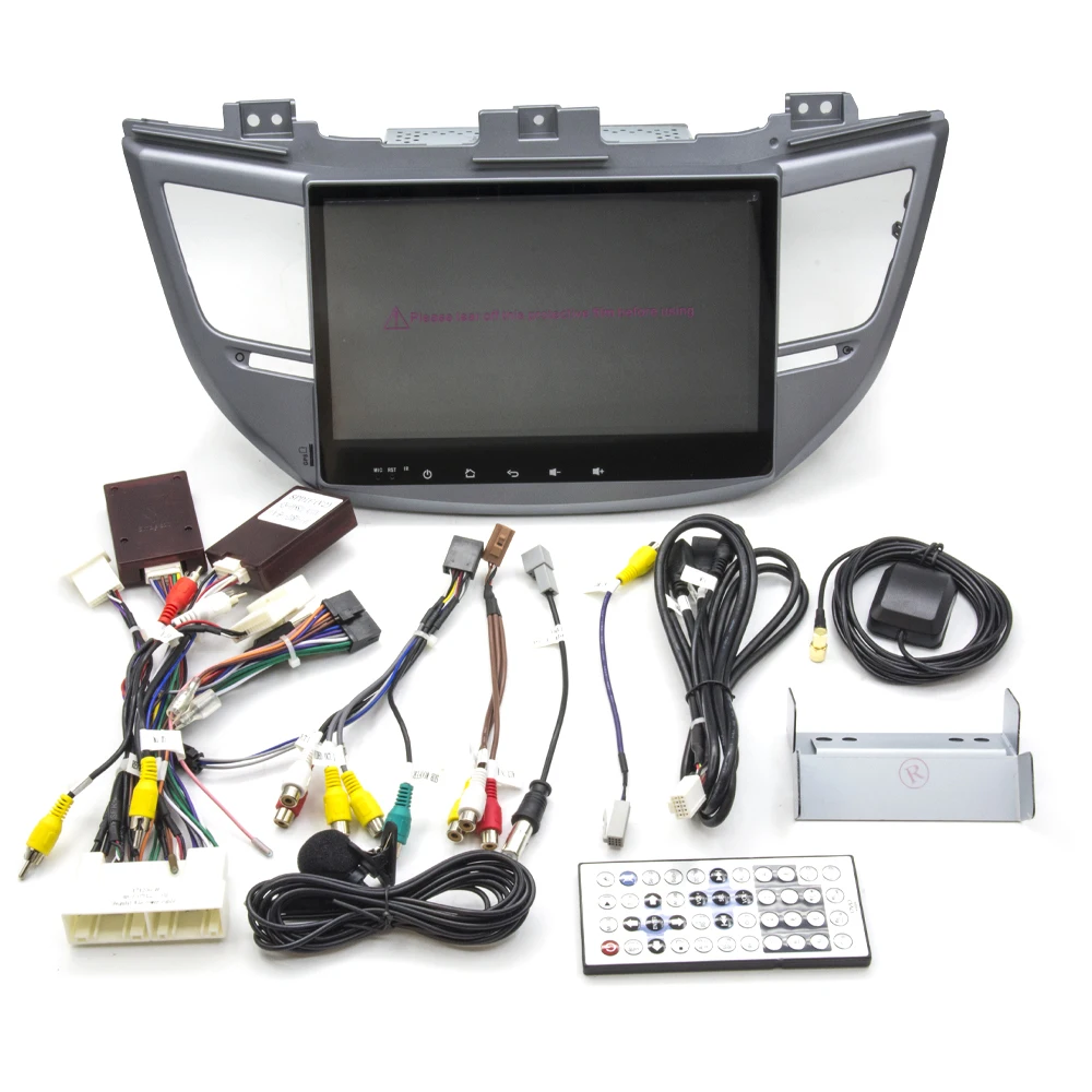 Top Owtosin Car Radio Multimedia Video Player Navigation GPS Android 9.0 For Hyundai Tucson 2015 2016 2017 Car 4GB RAM 32GB ROM DSP 4