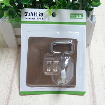 

100pcs Reusable Removable Transparent Adhesive Hooks Seamless Nail Free Sticky Hook Holder for Bathroom Kitchen Wall Door