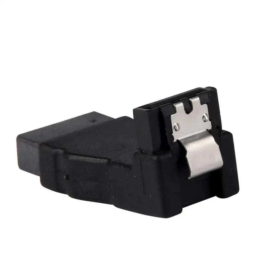 

Good Sale 90 Degree Right Angled Type SATA 7Pin Male To Female 90D Convetor HDD Adapter Nov 24