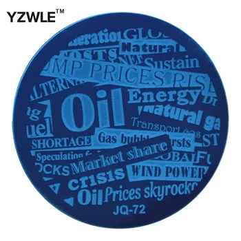 YZWLE 1Pcs Fashion DIY Polish Design Nail Art Stamping Image Plates Stamp Printing Palette Templates Care Tools (JQ - 72)