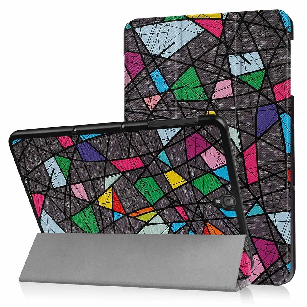 Для samsung Galaxy Tab S3 9 7 чехол Tri складной окрашены PU кожаный для t820 T825 Tablet + стилус|case for