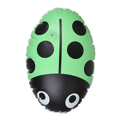 Надувные ПВХ Плавающие Надувные кольца дрейфующий буй безопасный замок ловли сумки Плавание надувные кольца для взрослых детей - Цвет: ladybug green