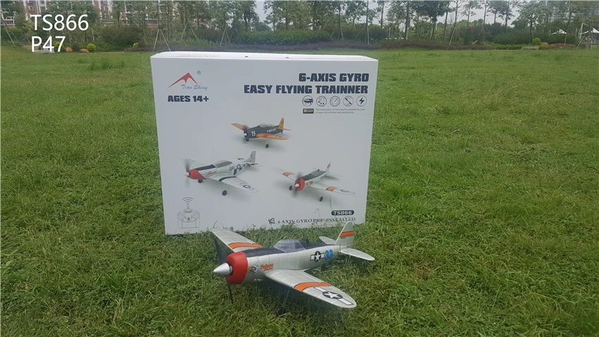 RC airplane P47 P51 F6F RTF EPO 500mm winspan with flight controller  eays to fly  R