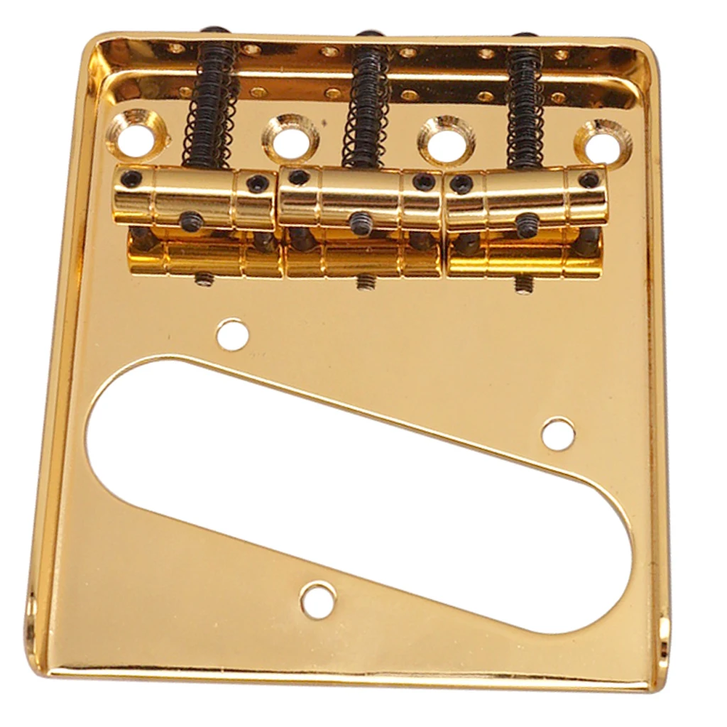 3 String Electric Guitar Saddle Tremolo Fixed Bridge for TL TELE Telecaster Guitar