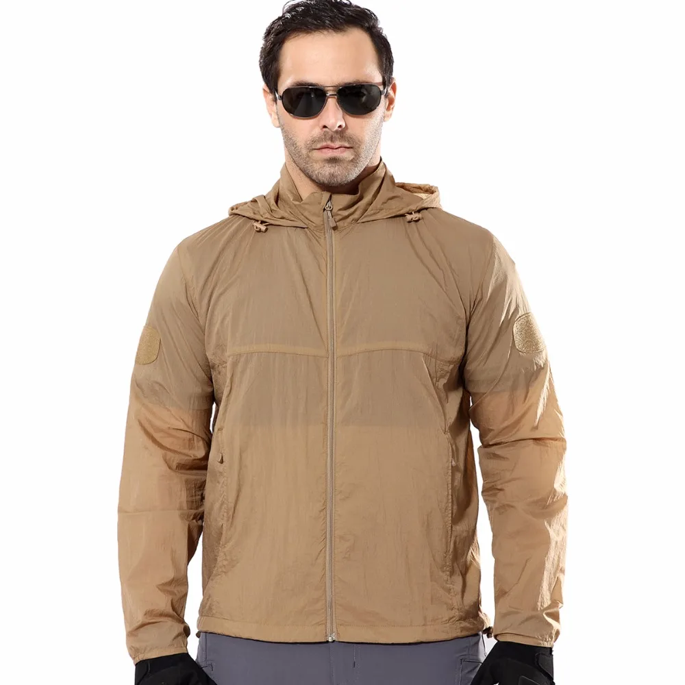 Günstig Wandern Jacke Männer Wasserdicht Winddicht Outdoor Sport Leichte Camping UV Schützen Armee Taktische Jacke Männer Militär Regen Mantel