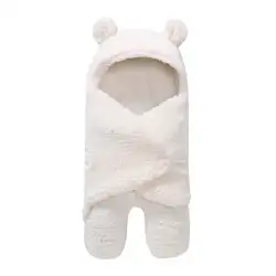 Детское одеяло теплый мультфильм уха малыша конверт Sw зима новорожденный Sw пакет спальный мешок одеяло в кроватку детское одеяло