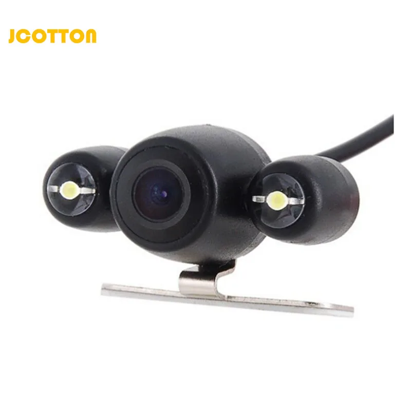 

Car Parking Assistance Camera Night Vision Car Rear View Camera 170 Degrees Mini Car Camera with 2 LED