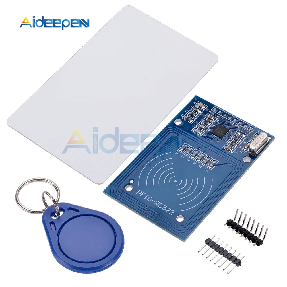 

RFID Module RC522 Kits S50 13.56 Mhz 6cm With Tags SPI Write & Read for Arduino uno 2560 Diy Kit