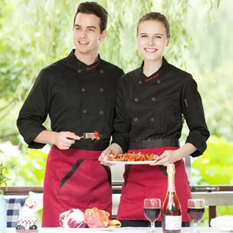High Quality Summer Long Sleeve Chef Uniform Cook Clothes Chef Jacket