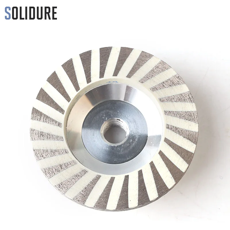 

4 inch Fine grit resin filled diamond cup wheels turbo cup grinding Aluminum backer for grinding stone,concrete and tiles