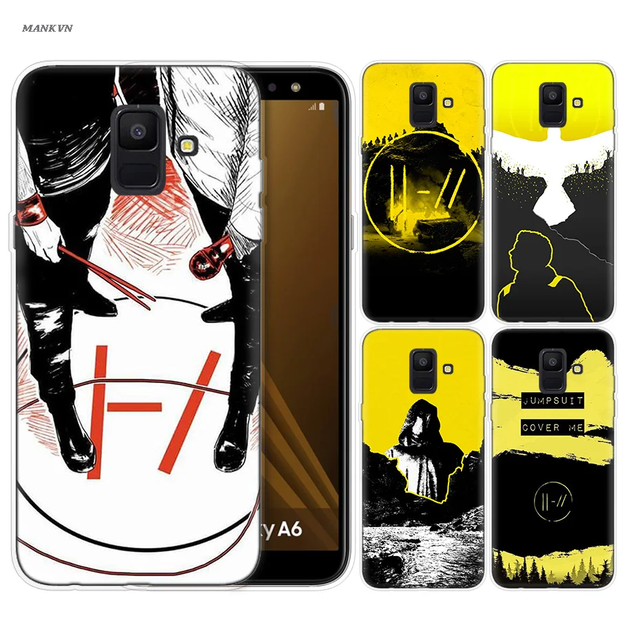 

Phone Case for Samsung Galaxy Note 8 9 J4 J6 J8 A6 A8 A7 A9 Star Lite S8 S9 Plus 2018 Twenty One Pilots 21 Cartoon Back Shell