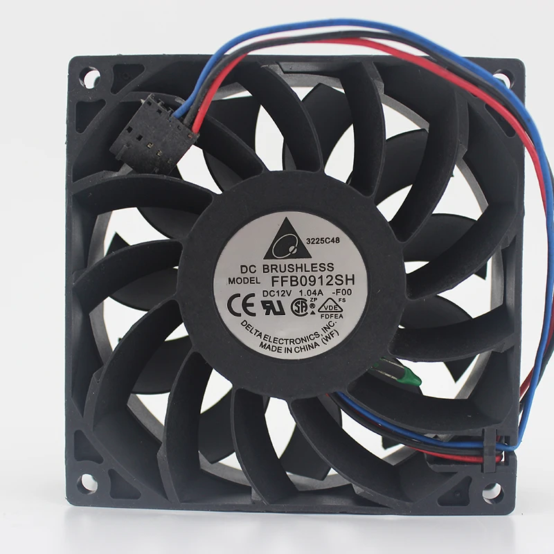9025 12 V 1.04A 9 Cm Violento Volume D'Aria Chassis Server Di Fan Ffb0912Sh