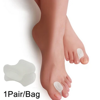 

Sale Silicone Gel Toe Separator Spacer Straightener Relief Foot Bunion Pain Feet Care Prevent overlapping toes Isolation pad
