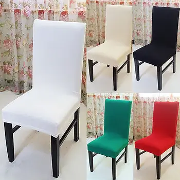 

1Pcs Decorative Chair Covers Case Slipcover Decals Dining Spandex Strech Dining Protector Decor Chair Room Slipcover Case