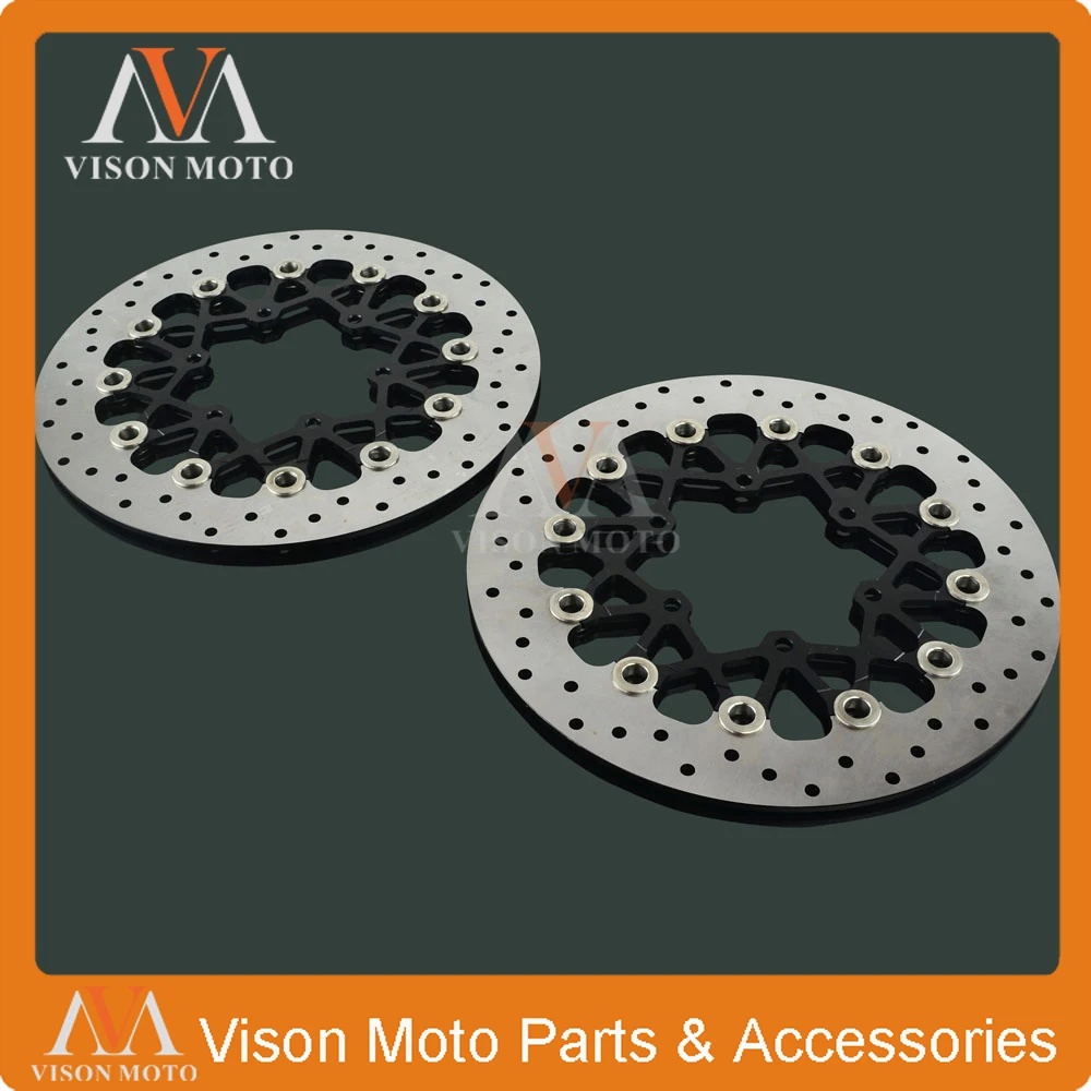 US $91.80 2PCS Front Floating Brake Disc Rotor For SUZUKI GSXR600 GSXR750 2008 2009 2010 2011 2012 2013 2014 GSXR1000 GSXR 600 750 1000