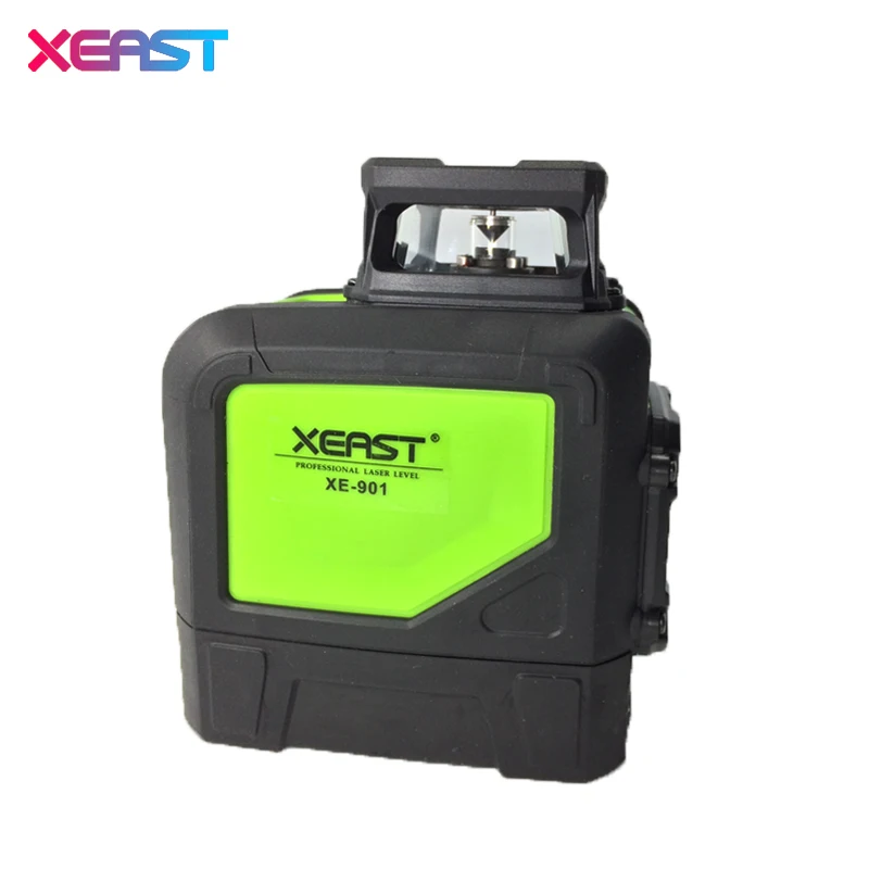 XEAST 20pcs XE-901 лазерный измеритель уровня 5 линий 360 градусов самонивелирующийся мини переносной прибор красный лазерный луч защита от пыли