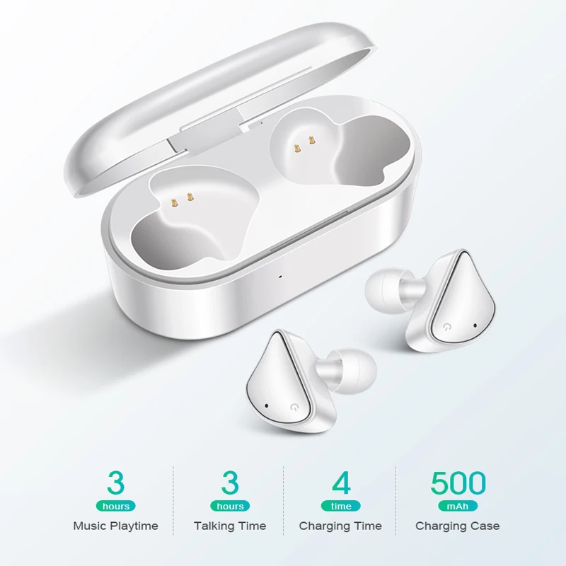 

TWS Wireless Earbuds Mini Bluetooth Earphone For iPhone Xiaomi Stereo Earbud Sport in Ear Phone With Mic Portable Charging Box