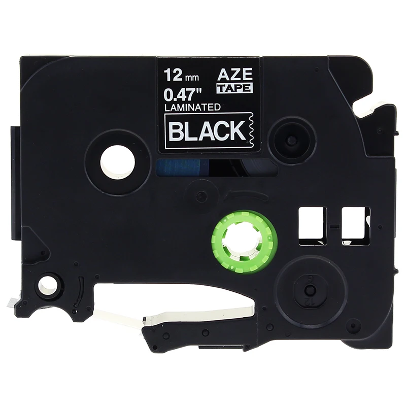 

Compatible Brother TZe Laminated Label Tape TZe-335 TZe335 TZe 335 1/2 Inch White on Black for Brother P-touch Label Printers