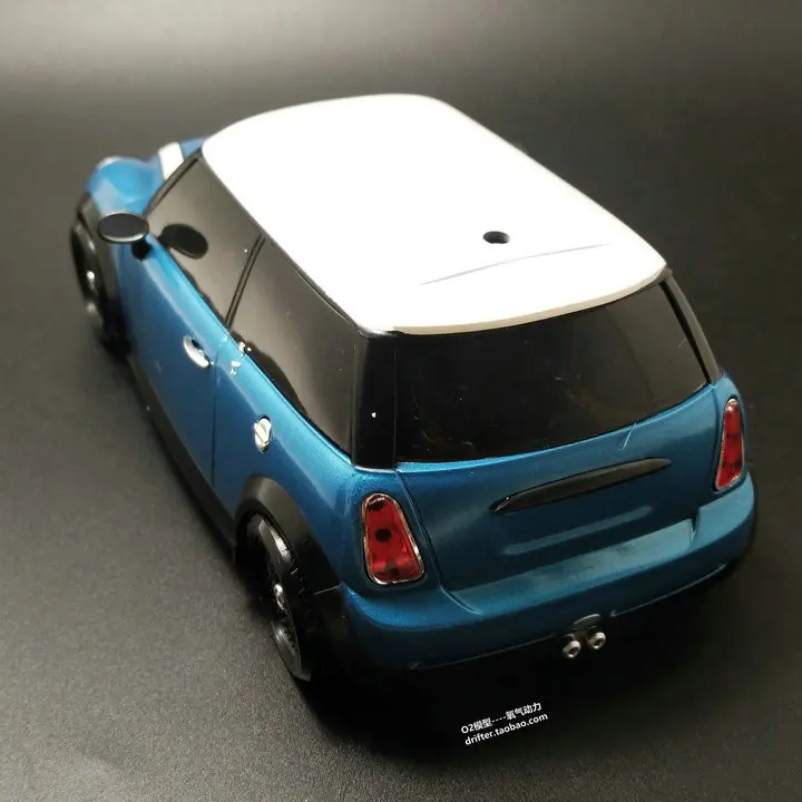 MINI-D1/28RC 4 полный привод AWD задний привод задний дрейф гоночный автомобиль дистанционного Управление на педальной тяге, и электрические комаров автомобиля