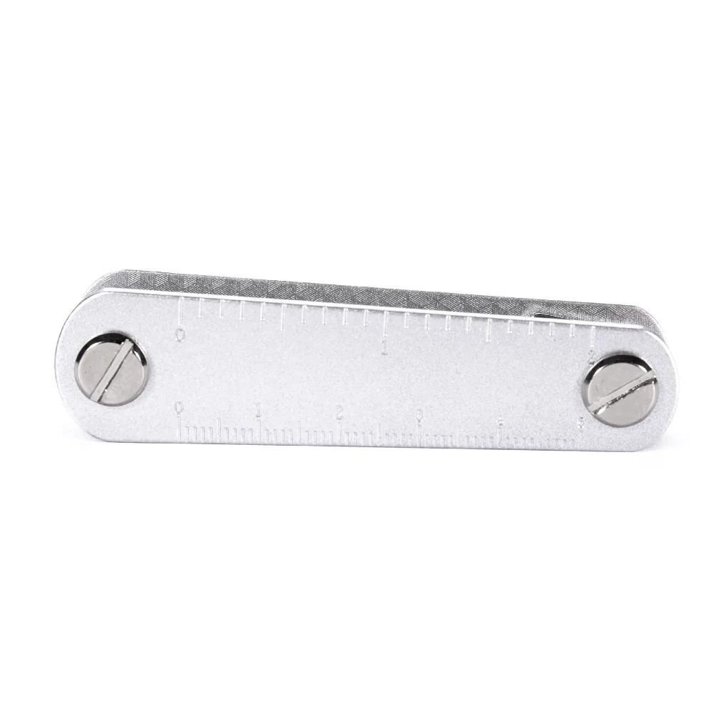 Металлический Серебряный цвет цепочки кольца для ключей для автомобиля Подвеска Брелки линейка стиль креативный ключ кошелек