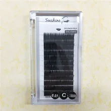 Опт индивидуальные шелковые ресницы смешанные длина наращивание ресниц Накладные ресницы мягкие черные 12 строк микроблейдинг макияж инструменты
