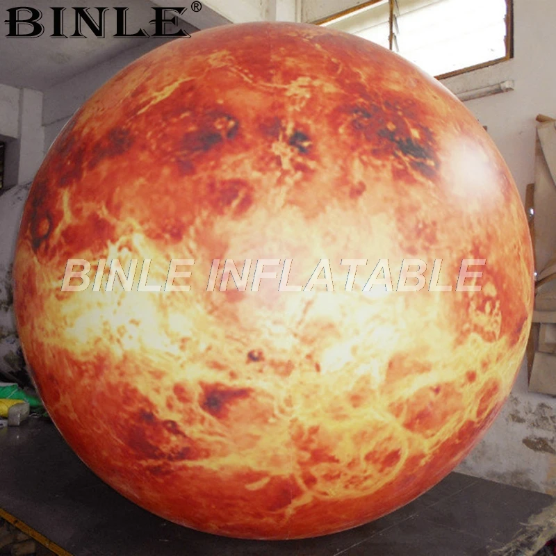 Индивидуальные гигантская рекламная оксфордская ткань надувная Марс шар надувные шары-планеты воздушный шар для украшения событий