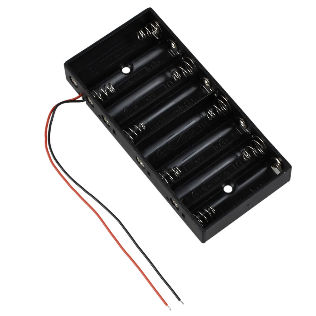 Top Deals New Plastic 8 X 1.5V AA 2A CELL Battery Holder Storage Box