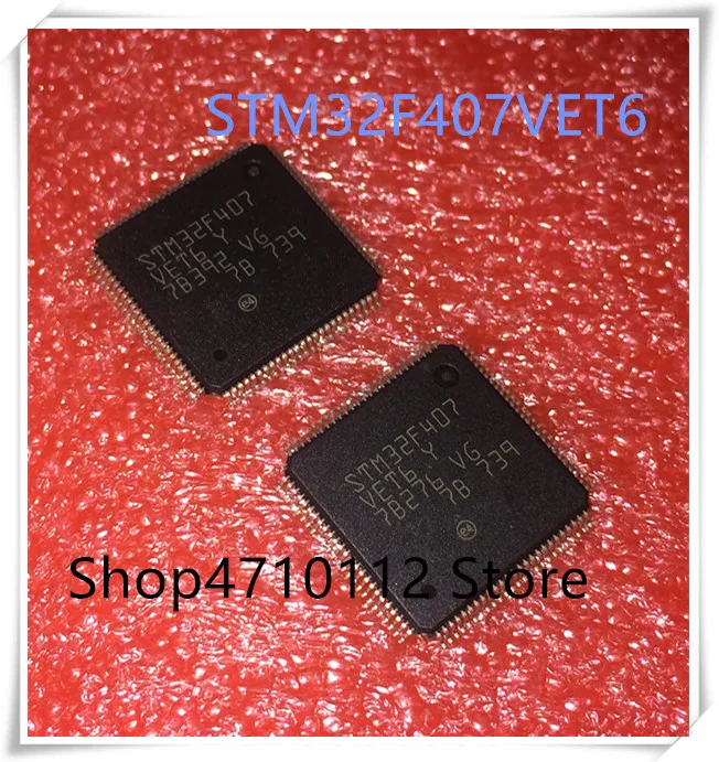 Новинка 5 шт./лот STM32F407VET6 STM32F407 VET6 LQFP-100 IC | Электроника